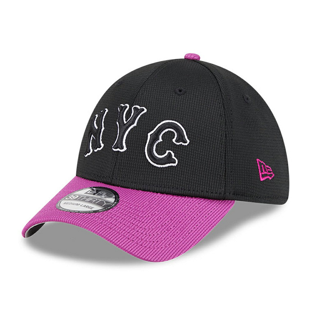 New York Mets New Era City Connect Batting Practice 39THIRTY Flex Hat - Charcoal/Purple Hats
