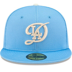 Los Angeles Dodgers New Era City Connect Batting Practice 59FIFTY Fitted Hat - Light Blue Hats