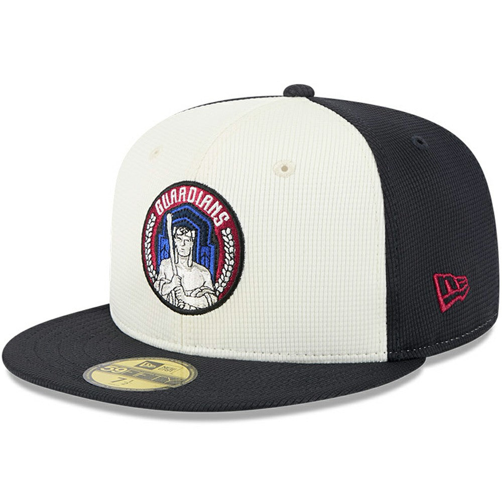 Cleveland Guardians New Era City Connect Batting Practice 59FIFTY Fitted Hat - Navy/White Hats