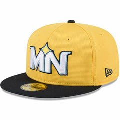 Minnesota Twins New Era City Connect Batting Practice 59FIFTY Fitted Hat - Yellow/Black Hats