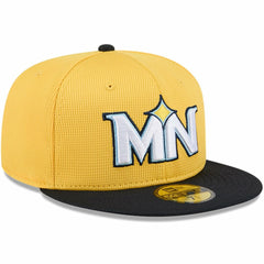 Minnesota Twins New Era City Connect Batting Practice 59FIFTY Fitted Hat - Yellow/Black Hats