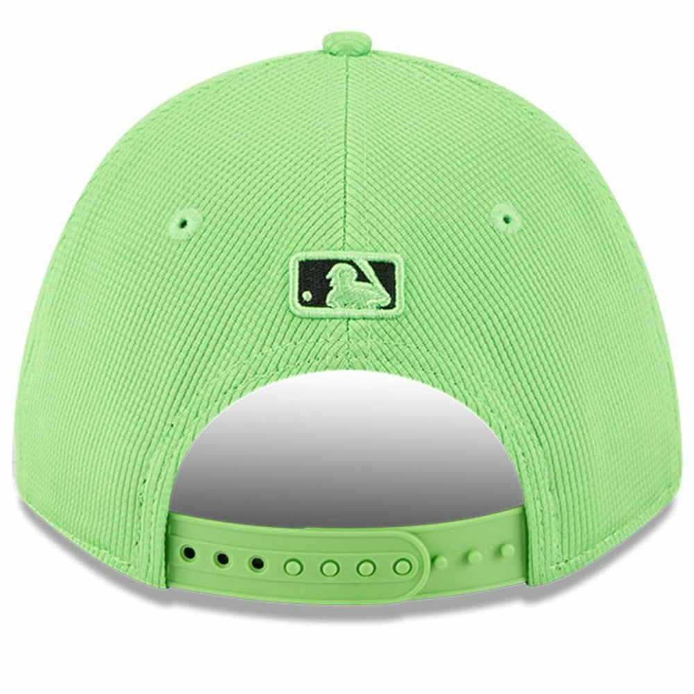 Tampa Bay Rays New Era City Connect Batting Practice 9FORTY M-Crown Adjustable Hat - Neon Green Hats