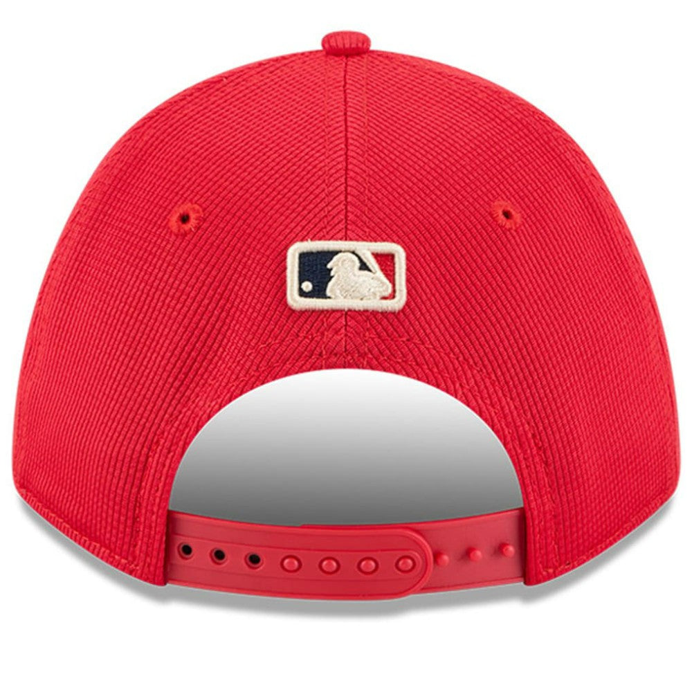 Texas Rangers New Era City Connect Batting Practice 9FORTY M-Crown Adjustable Hat - Red Hats