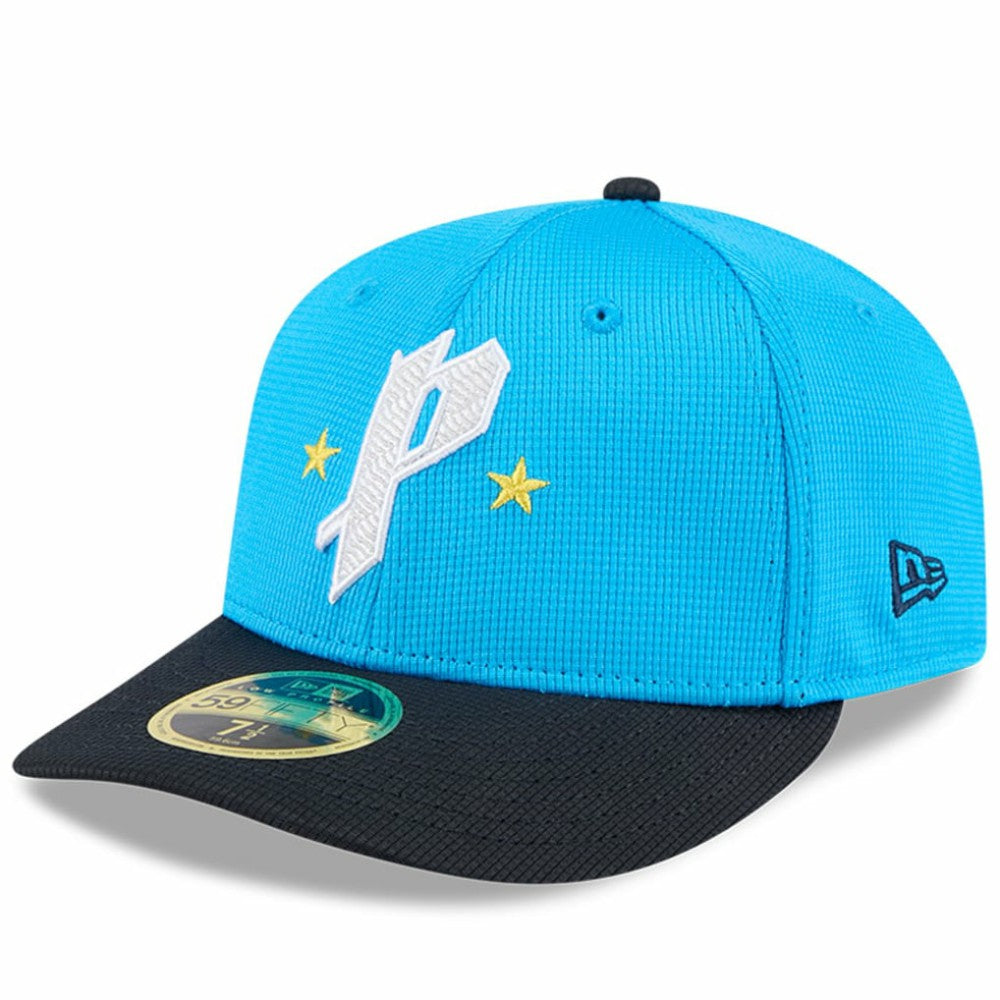Philadelphia Phillies New Era City Connect Batting Practice Low Profile 59FIFTY Fitted Hat - Neptune Blue/Navy Hats