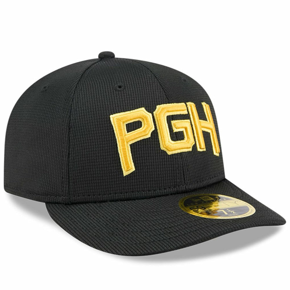 Pittsburgh Pirates New Era City Connect Batting Practice Low Profile 59FIFTY Fitted Hat - Black Hats