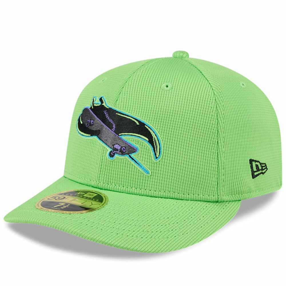 Tampa Bay Rays New Era City Connect Batting Practice Low Profile 59FIFTY Fitted Hat - Neon Green Hats