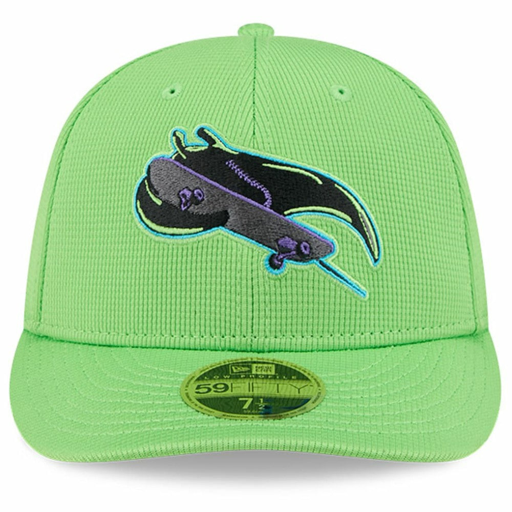 Tampa Bay Rays New Era City Connect Batting Practice Low Profile 59FIFTY Fitted Hat - Neon Green Hats