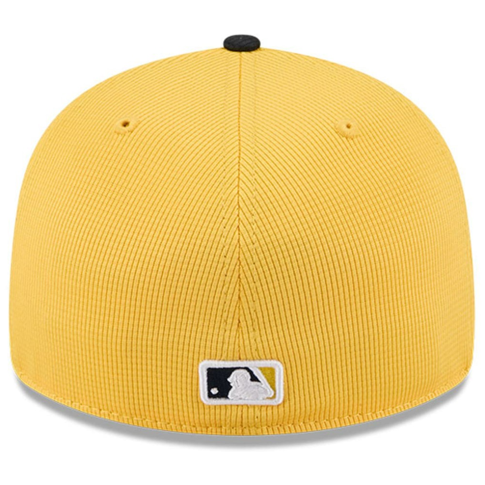 Minnesota Twins New Era City Connect Batting Practice Low Profile 59FIFTY Fitted Hat - Yellow/Black Hats