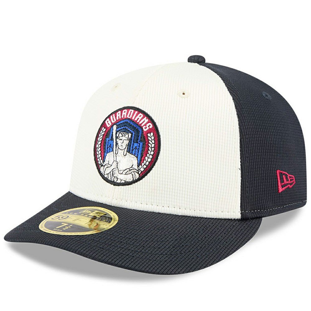 Cleveland Guardians New Era City Connect Batting Practice Low Profile 59FIFTY Fitted Hat - Navy/White Hats