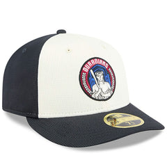 Cleveland Guardians New Era City Connect Batting Practice Low Profile 59FIFTY Fitted Hat - Navy/White Hats