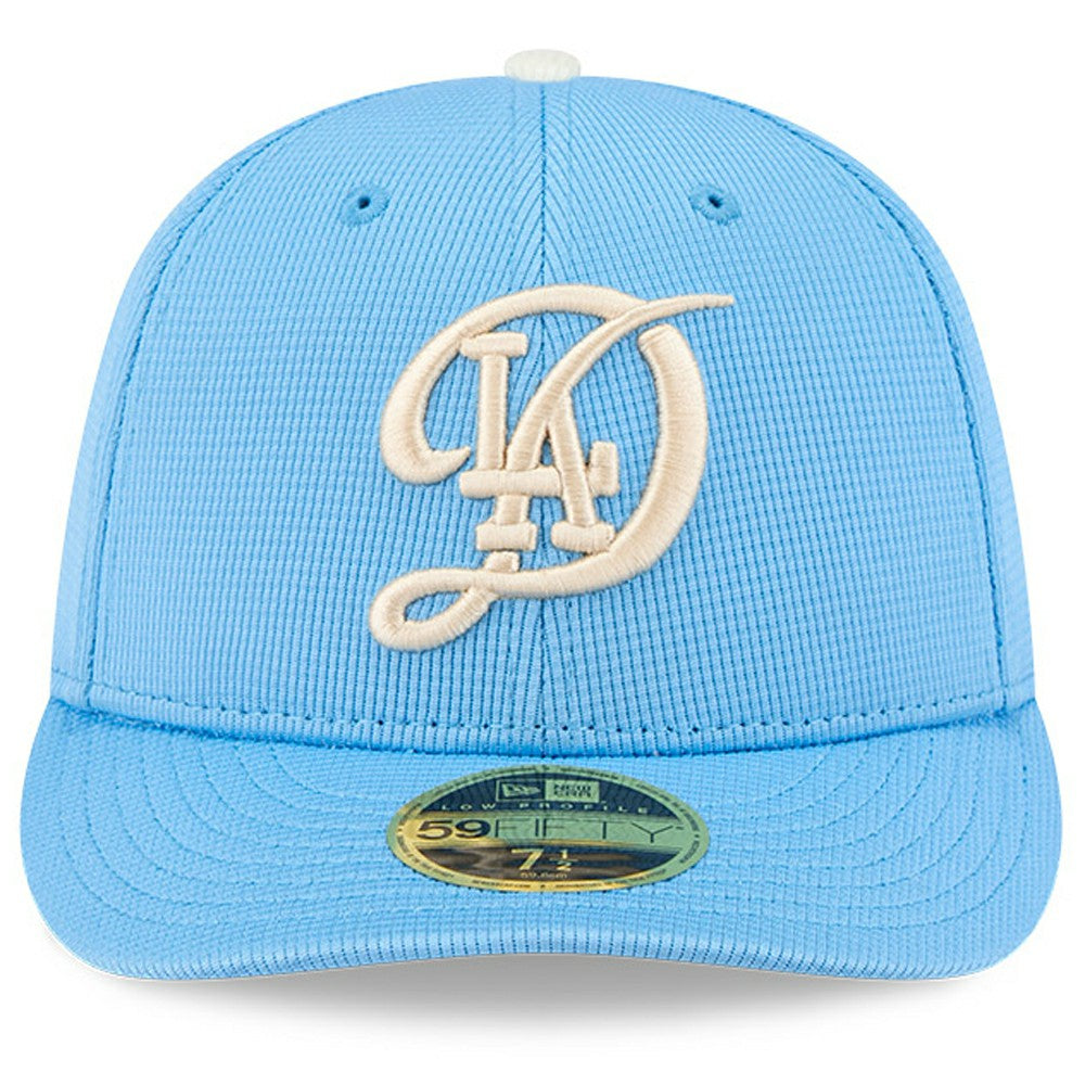 Los Angeles Dodgers New Era City Connect Batting Practice Low Profile 59FIFTY Fitted Hat - Light Blue Hats