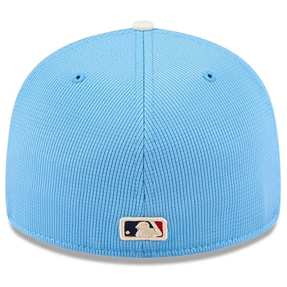 Los Angeles Dodgers New Era City Connect Batting Practice Low Profile 59FIFTY Fitted Hat - Light Blue Hats