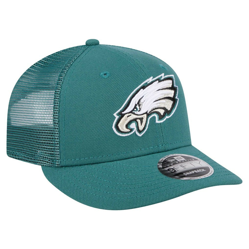 Philadelphia Eagles New Era Low Profile 9FIFTY Snapback Hat Midnight Green