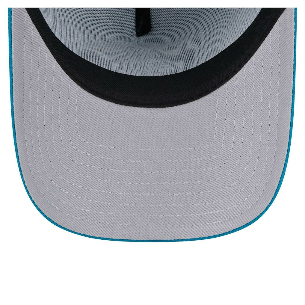 Jacksonville Jaguars New Era A-Frame 9FORTY Adjustable Hat Teal