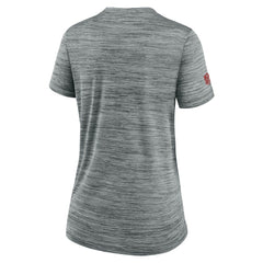 Kansas City Chiefs Women's Sideline Velocity Dri-FIT T-Shirt Gray