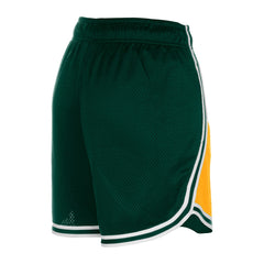 Green Bay Packers New Era Women's Sport Classics Mesh Shorts Gold/Green