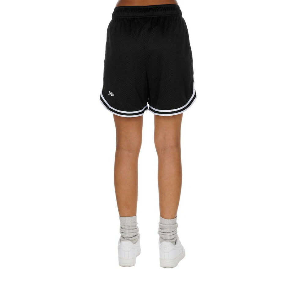 Las Vegas Raiders New Era Women's Sport Classics Mesh Shorts Silver/Black