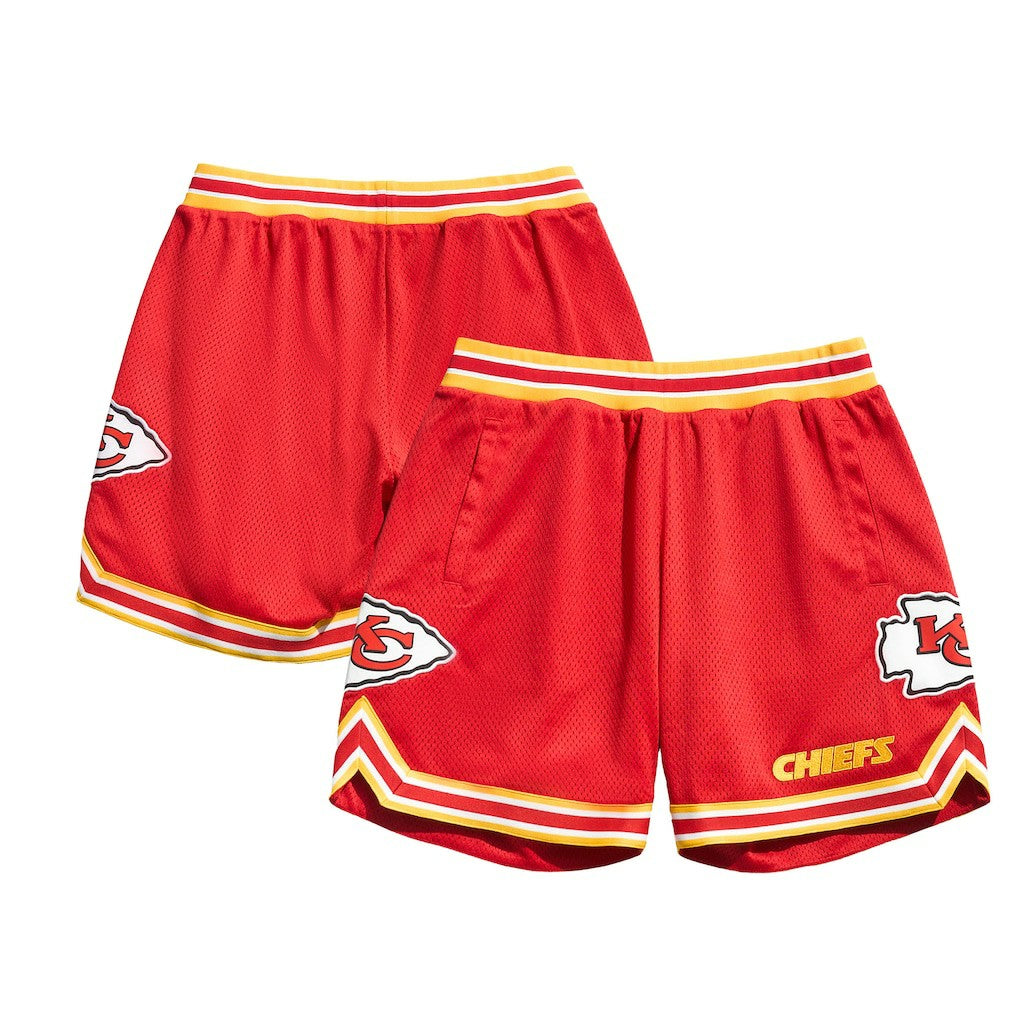 Kansas City Chiefs Chalk Line Court Shorts Red/Gold