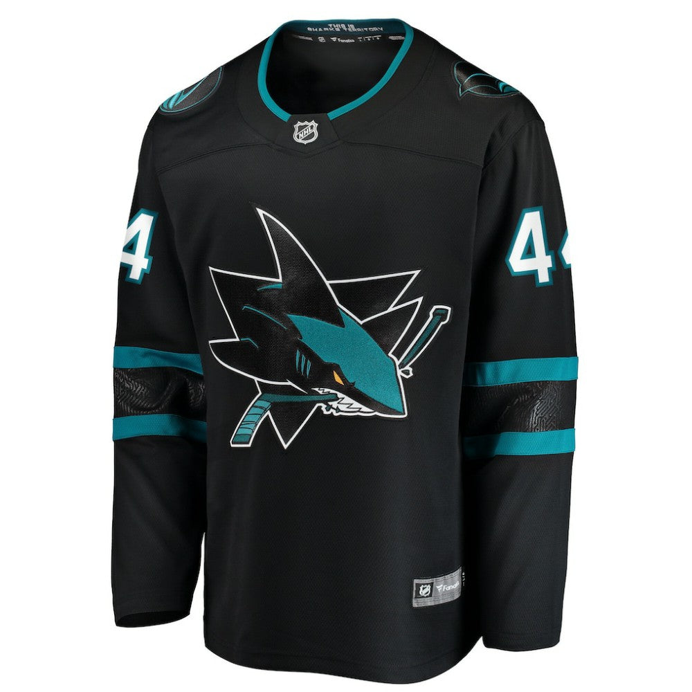 NHL Marc-Edouard Vlasic San Jose Sharks Fanatics Breakaway Jersey - Black