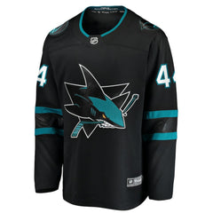 NHL Marc-Edouard Vlasic San Jose Sharks Fanatics Breakaway Jersey - Black