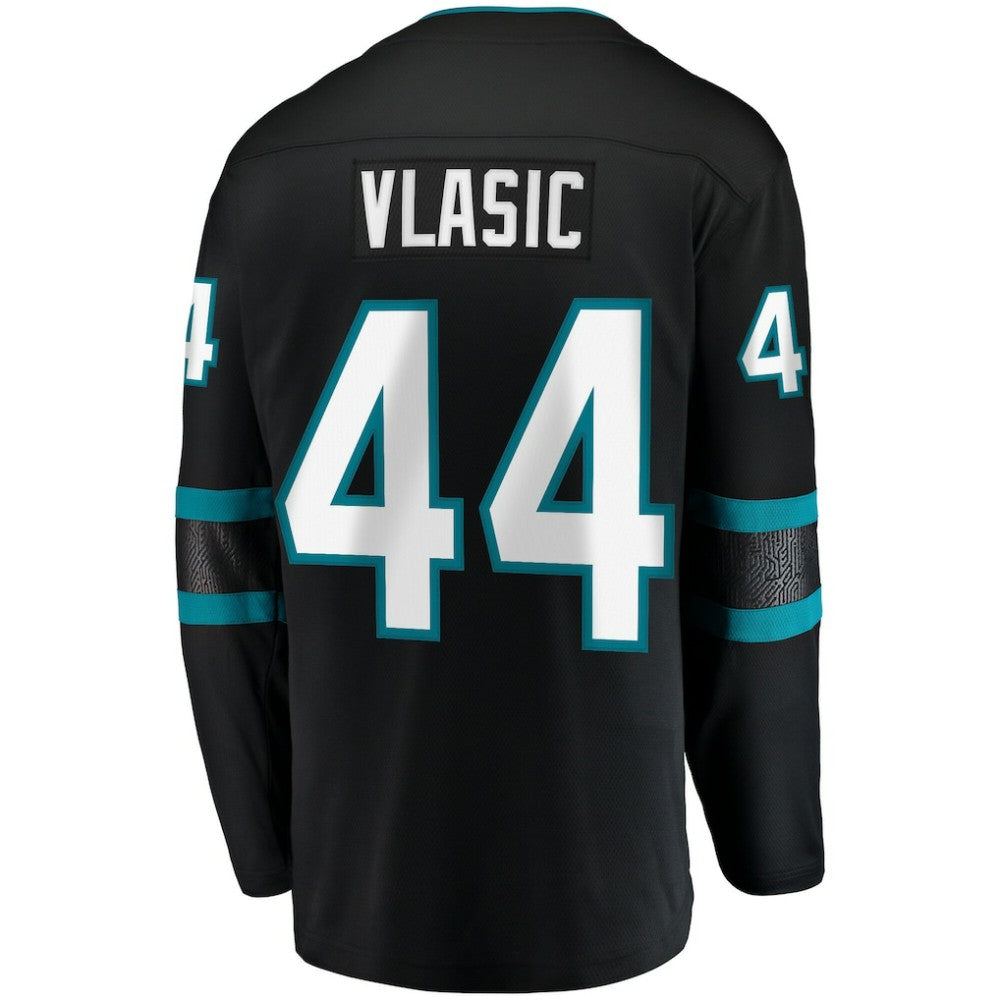 NHL Marc-Edouard Vlasic San Jose Sharks Fanatics Breakaway Jersey - Black