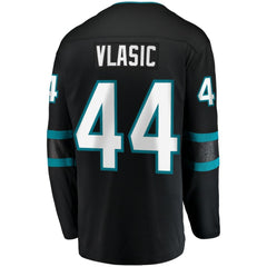 NHL Marc-Edouard Vlasic San Jose Sharks Fanatics Breakaway Jersey - Black