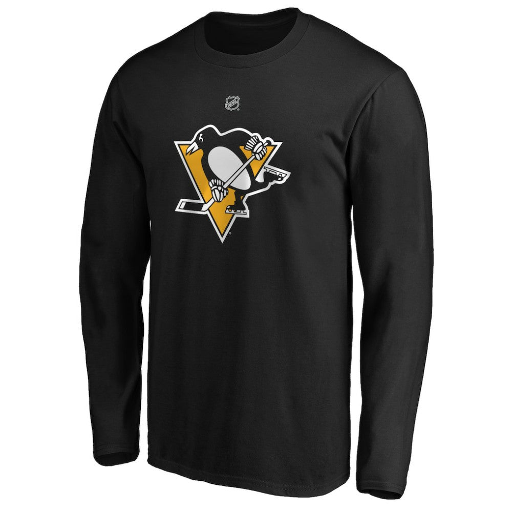 NHL Evgeni Malkin Pittsburgh Penguins Fanatics Authentic Stack Name & Number T-Shirt - Black