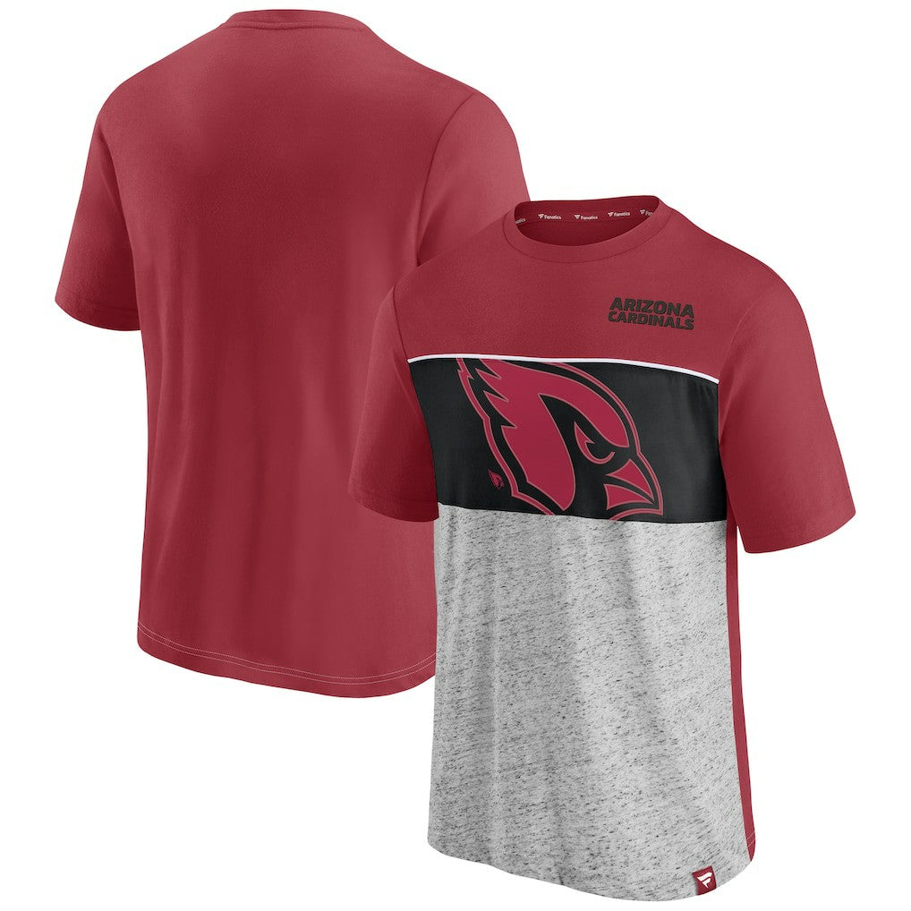 Arizona Cardinals Colorblock T-Shirt Cardinal