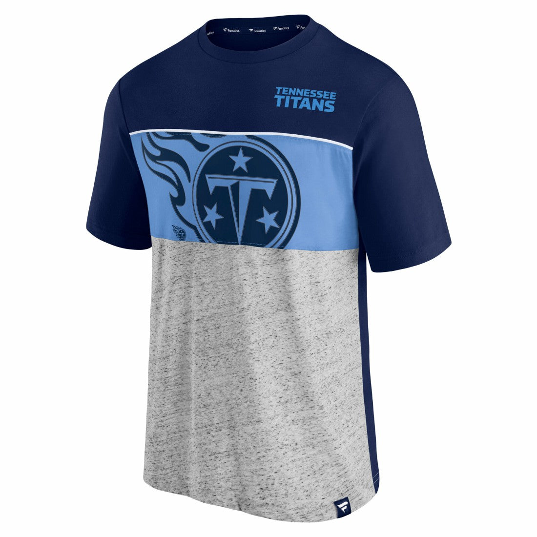 Tennessee Titans Colorblock T-Shirt Navy