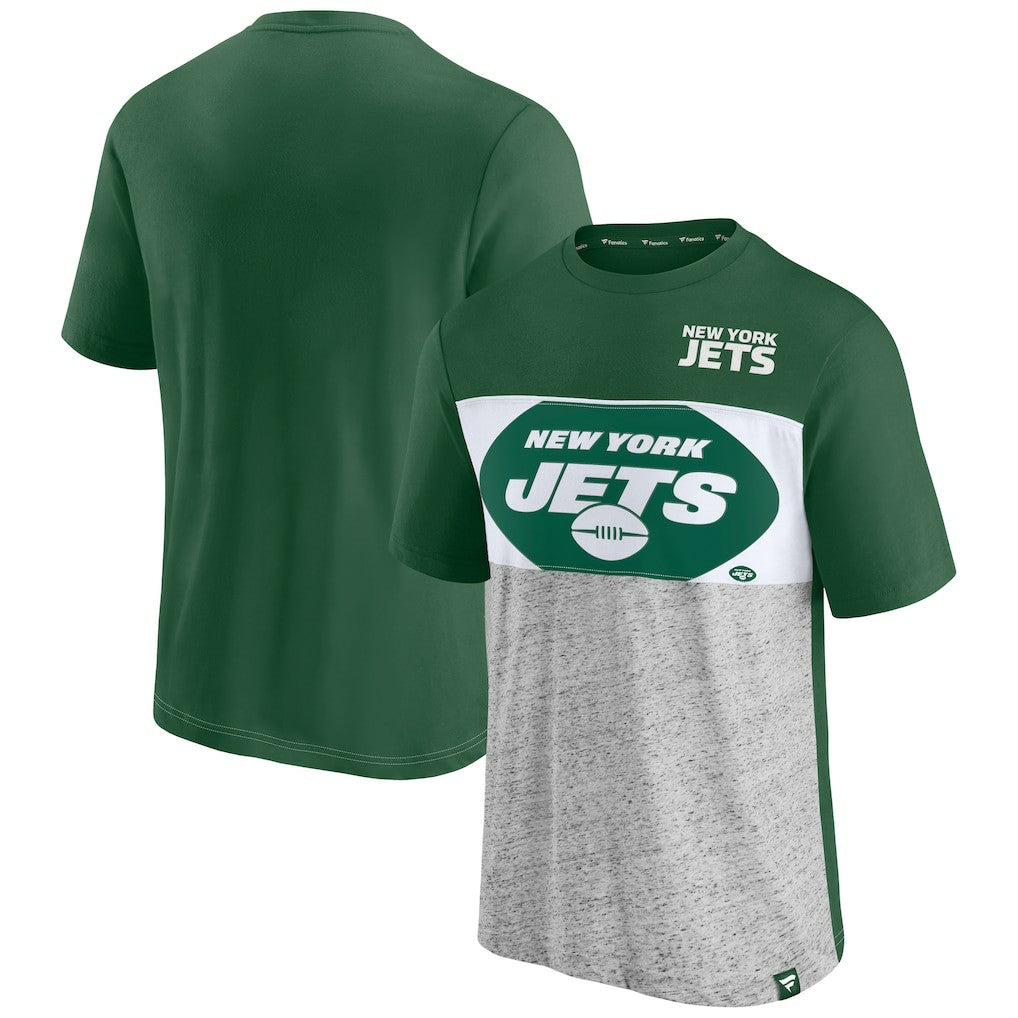 New York Jets Colorblock T-Shirt Green