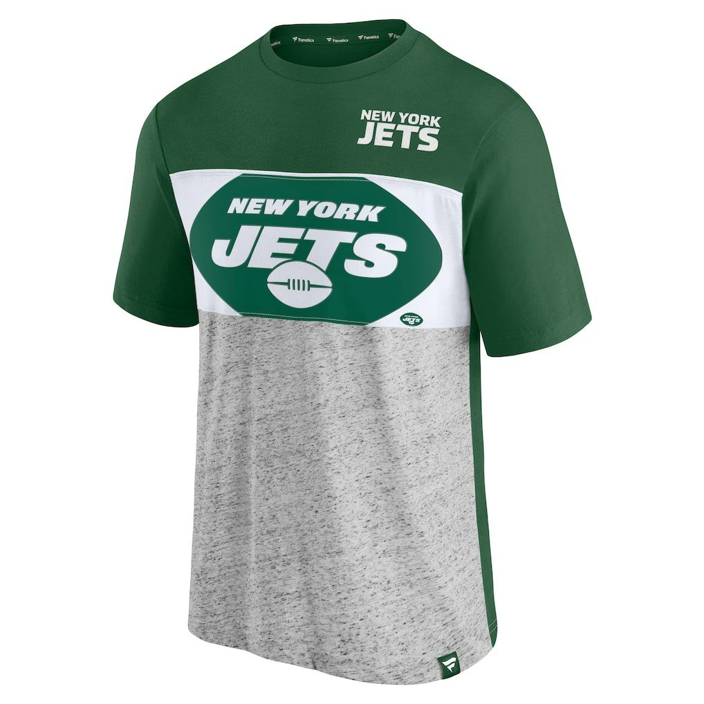 New York Jets Colorblock T-Shirt Green