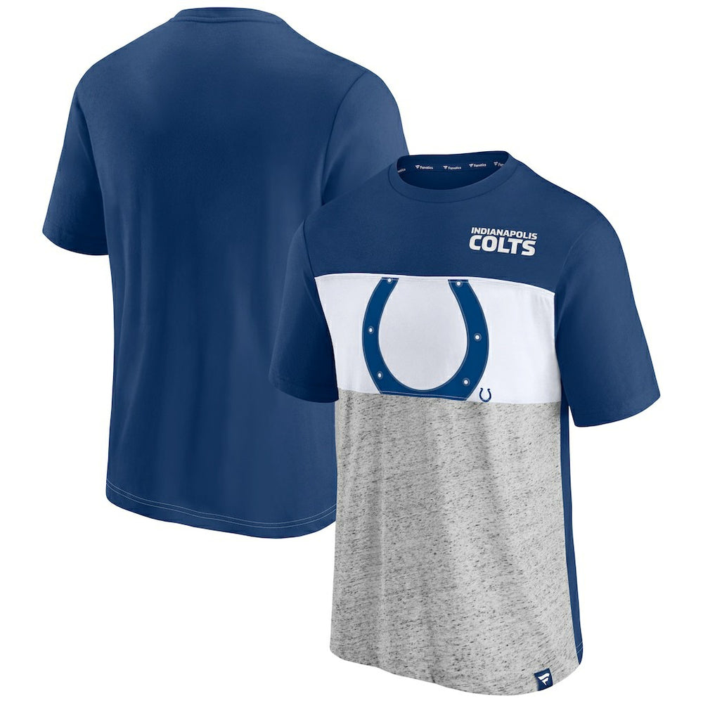 Indianapolis Colts Colorblock T-Shirt Royal