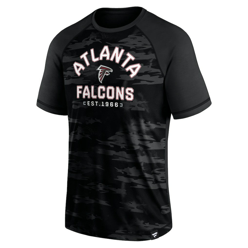 Atlanta Falcons Hail Mary Raglan T-Shirt Black