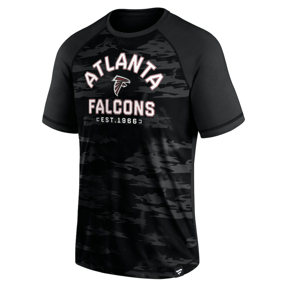 Atlanta Falcons Hail Mary Raglan T-Shirt Black