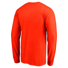 Cleveland Browns Team Arc Knockout Long Sleeve T-Shirt Orange