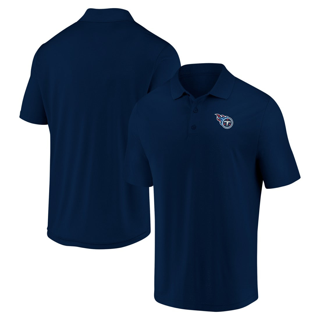 Tennessee Titans Team Logo Polo Navy