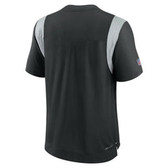 New York Jets Sideline Tonal Logo Performance Player T-Shirt Black