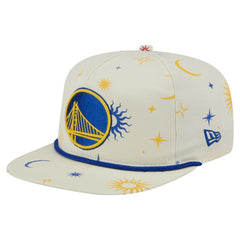 Golden State Warriors Lunar Golfer Snapback Hat Cream