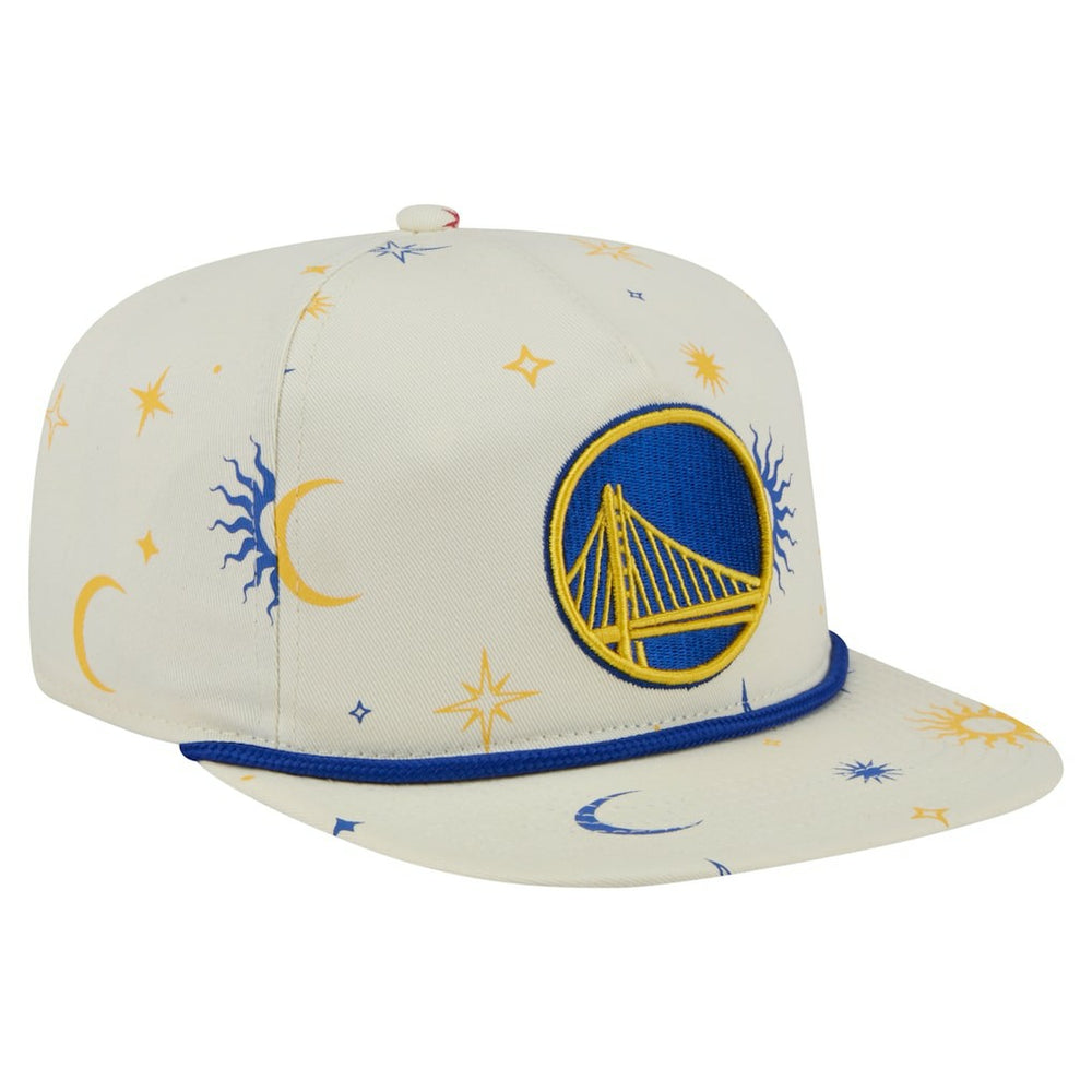 Golden State Warriors Lunar Golfer Snapback Hat Cream