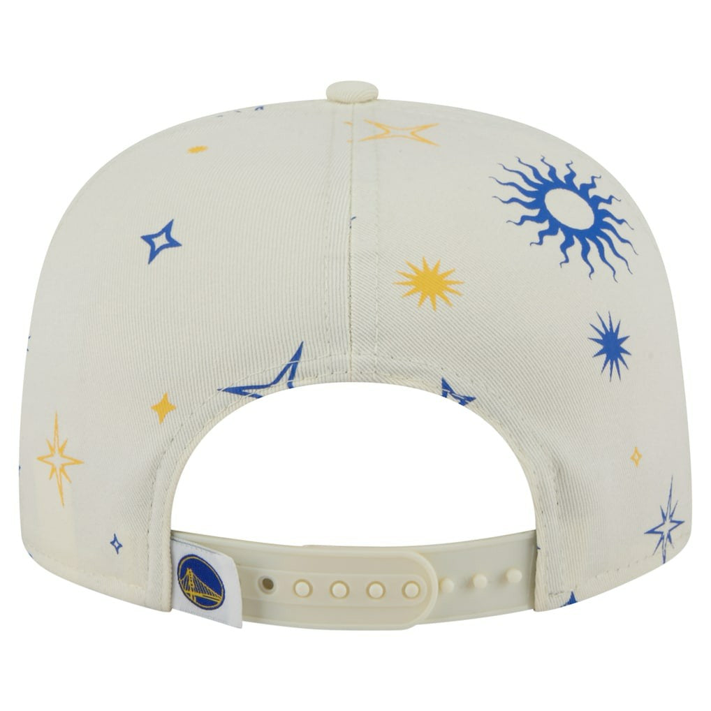 Golden State Warriors Lunar Golfer Snapback Hat Cream
