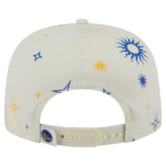 Golden State Warriors Lunar Golfer Snapback Hat Cream