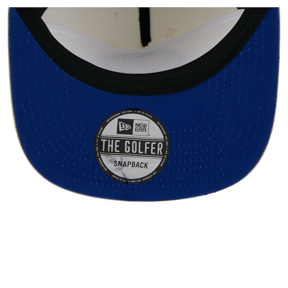Golden State Warriors Lunar Golfer Snapback Hat Cream