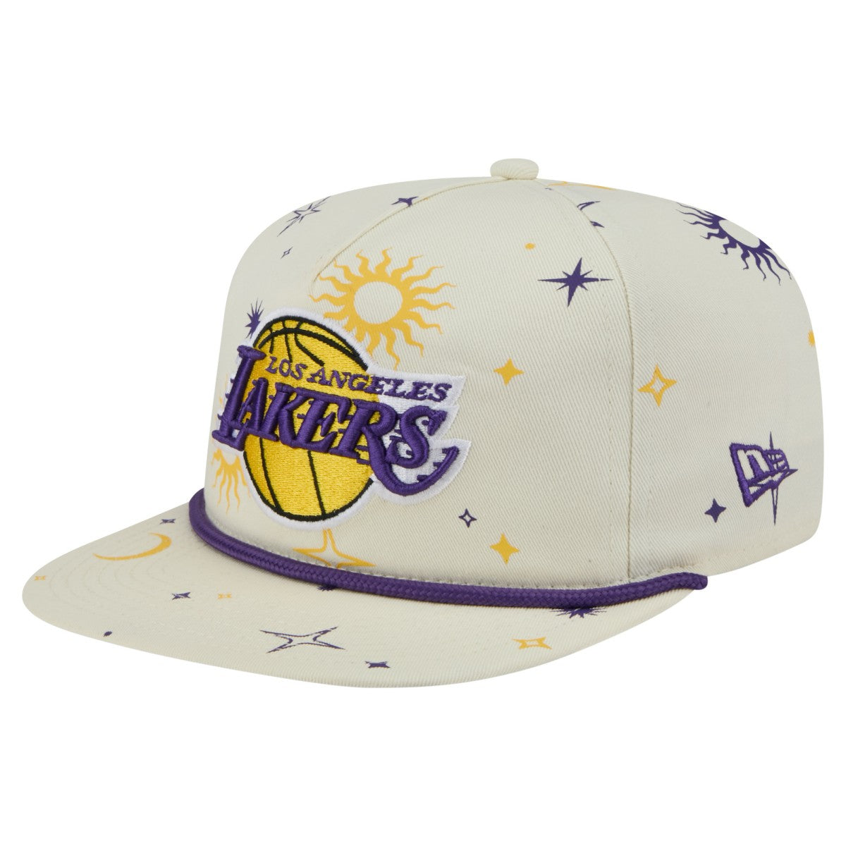 Los Angeles Lakers Lunar Golfer Snapback Hat Cream