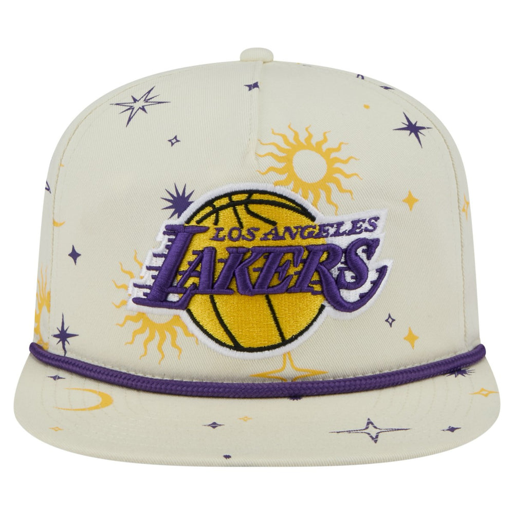 Los Angeles Lakers Lunar Golfer Snapback Hat Cream
