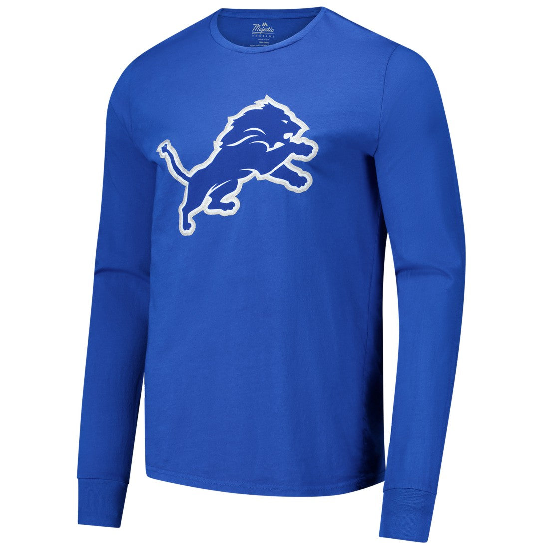 Amon-Ra St. Brown Detroit Lions Majestic Threads Name & Number Long Sleeve T-Shirt Blue