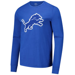 Amon-Ra St. Brown Detroit Lions Majestic Threads Name & Number Long Sleeve T-Shirt Blue