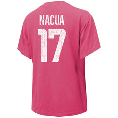 Puka Nacua Los Angeles Rams Majestic Threads Women's Name & Number T-Shirt Pink