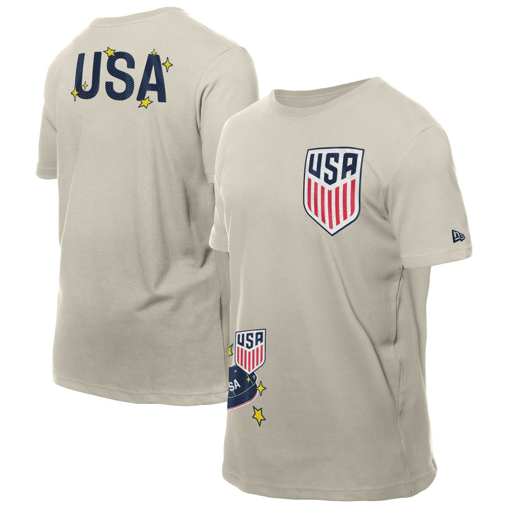 USMNT New Era Logo Select T-Shirt Light Beige
