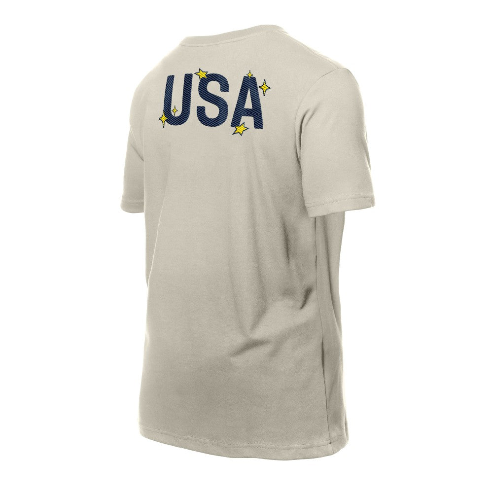 USMNT New Era Logo Select T-Shirt Light Beige