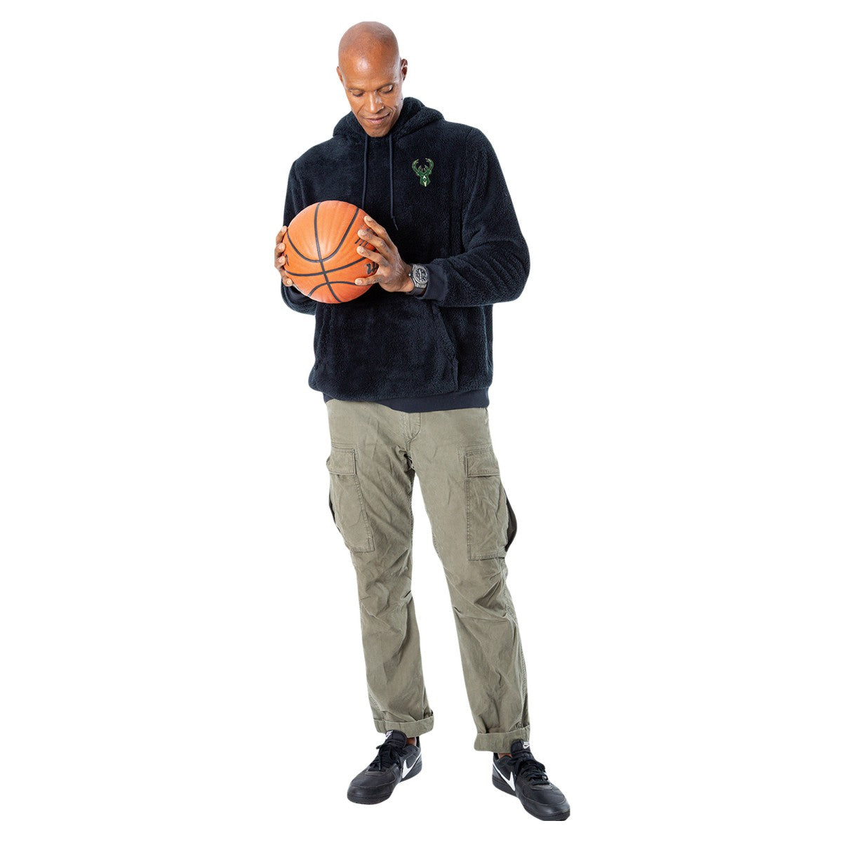 Milwaukee Bucks The Best Hoodie in the World By Jill Martin Unisex Oversized Lounge Pullover Hoodie Black